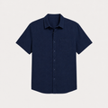 Linen Shirt - navy