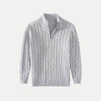 Arden Cable Zip Sweater