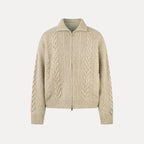 Everest Cable Zip Sweater