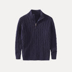 Arden Cable Zip Sweater