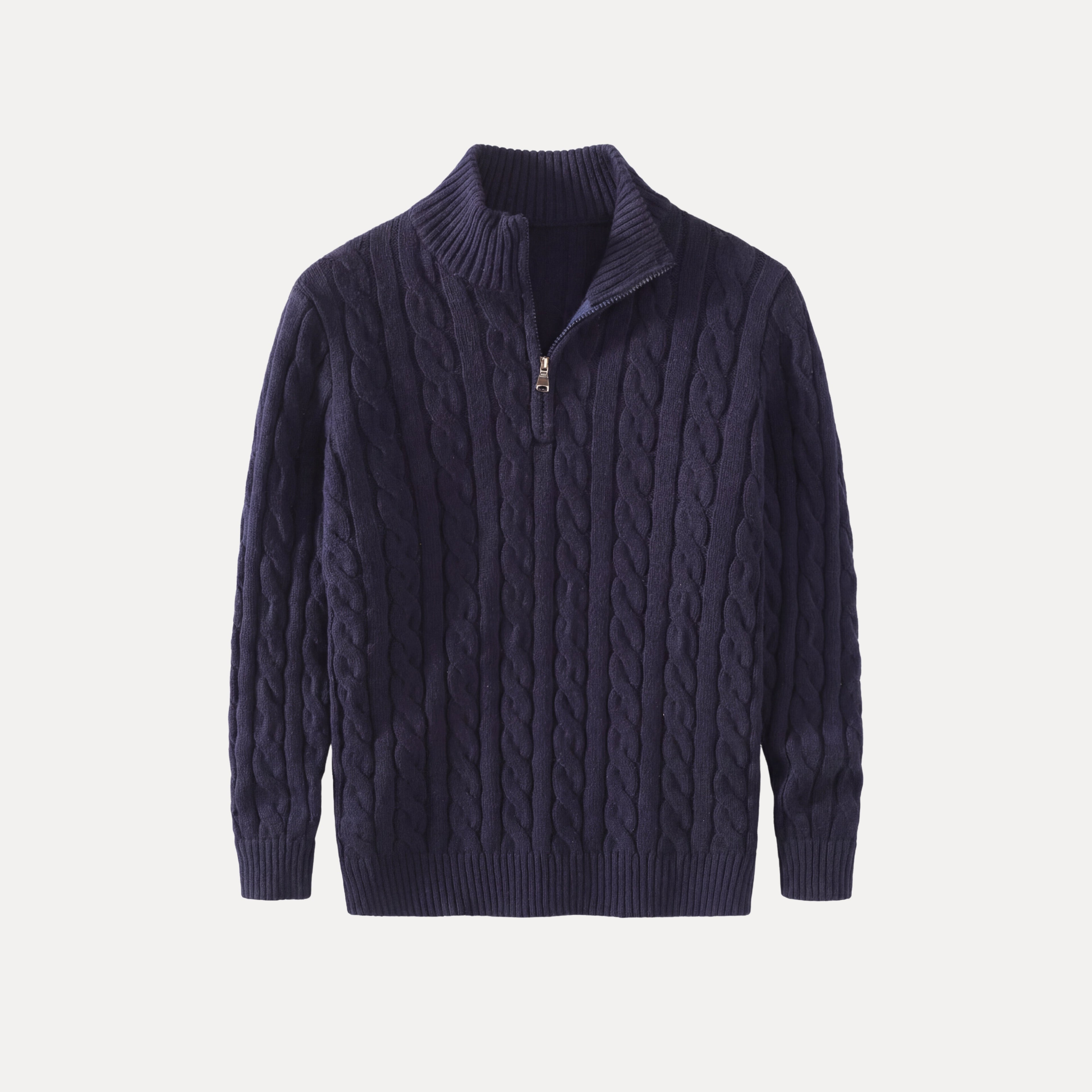 Arden Cable Zip Sweater