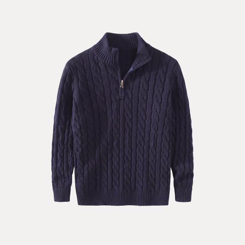 Arden Cable Zip Sweater