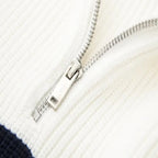 Striped Half-Zip Sweater