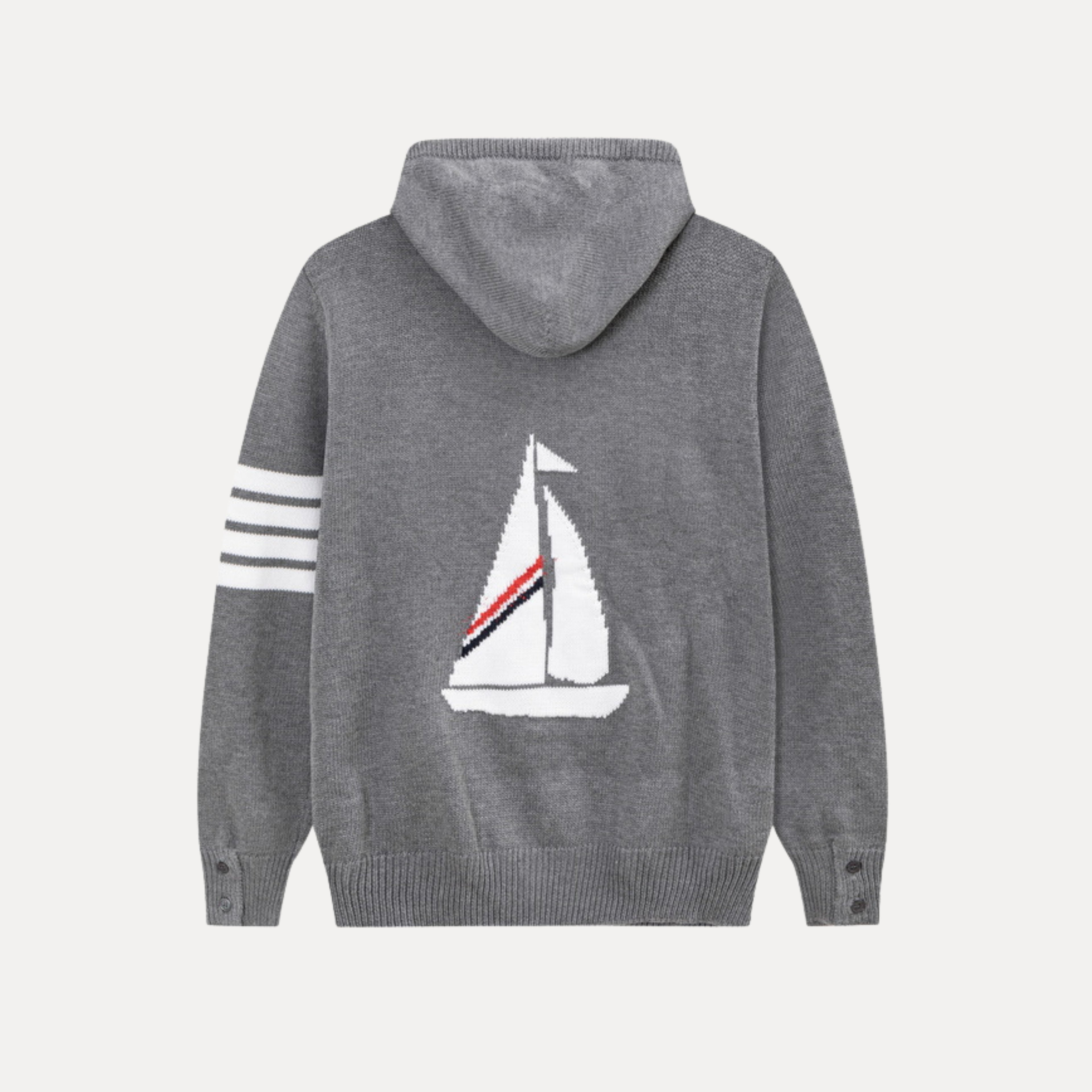 Sailboat Knit Hoodie