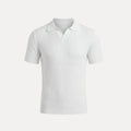 Ribbed Knit Polo